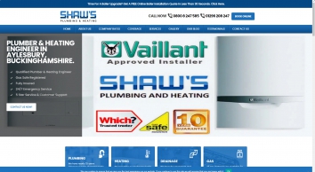 shawsplumbingandheating.co.uk SHOT 2022-06-21 14:19:28