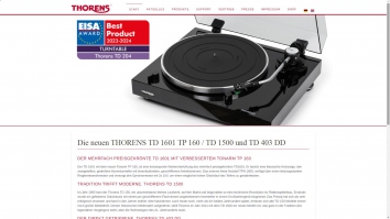 thorens.com SHOT 2025-06-14 12:48:47